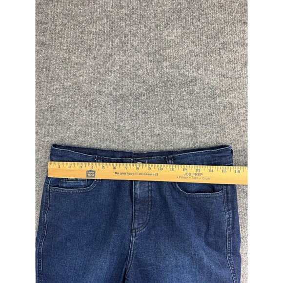 Kuhl Straight Leg Jeans Women's 30 Blue Denim Dark Wash High Rise 5 Pocket - Picture 3 of 9